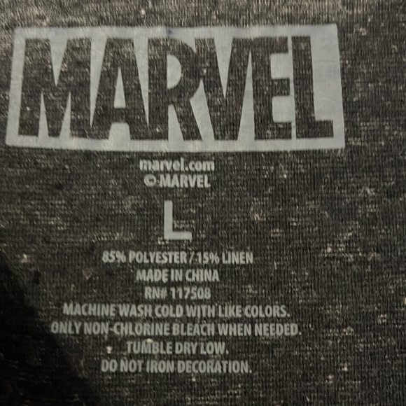 MARVEL CAPTAIN AMERICA T-SHIRT IN BLACK - Picture 3 of 4